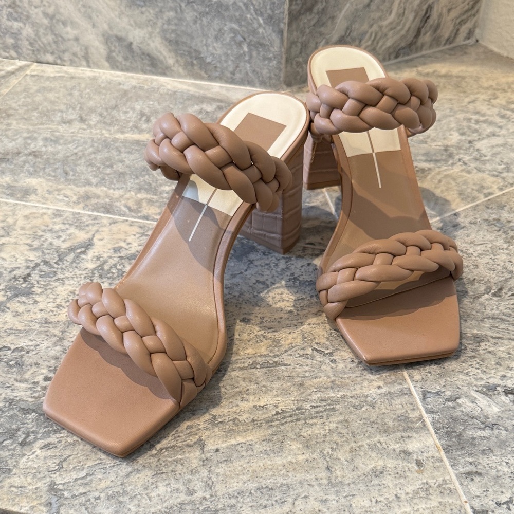 Dolce Vita Braided Brown Heels